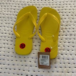 Havaianas Citrus Yellow Flip Flops